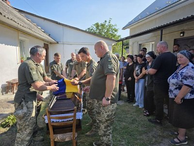 Великобірківська селищна рада, похорон, ЗСУ, боєць Великобірківська селищна рада, похорон, ЗСУ, боєць