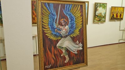 У Кропивницькому відкрили виставку художника, який повернувся з війни У Кропивницькому відкрили виставку художника, який повернувся з війни