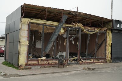Наслідки російських ударів у Богодухові, 23 квітня 2026 року Наслідки російських ударів у Богодухові, 23 квітня 2026 року