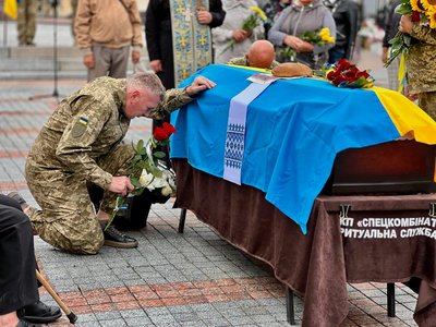 З військовим Володимиром Танковським попрощалися у Рівному З військовим Володимиром Танковським попрощалися у Рівному