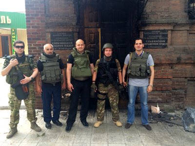 Олександр Скакун у Слов'янську Олександр Скакун у Слов'янську