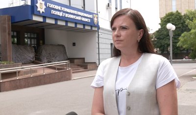 Речниця поліції Волині Ольга Бузулук Речниця поліції Волині Ольга Бузулук