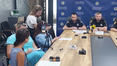 Втратили зір після ін'єкції, брифінг, Нацполіція Тернопільщини