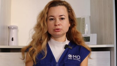 Фахівчиня з комунікацій Міжнародної організації з міграції в Україні Марина Орехова Фахівчиня з комунікацій Міжнародної організації з міграції в Україні Марина Орехова