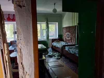 Сумський пансіонат для літніх людей: другий день після обстрілу