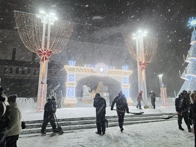 Снігопад у Харкові, 11 січня 2026 року Снігопад у Харкові, 11 січня 2026 року