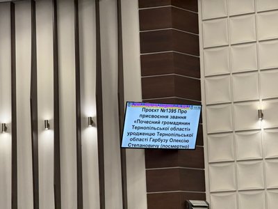 Почесний громадянин, голосування Почесний громадянин, голосування