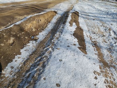 Дорога після джипінгу на Львівщині, лютий 2025 Дорога після джипінгу на Львівщині, лютий 2025