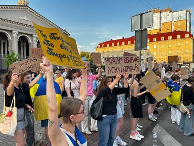 третій день мітингів у Рівному третій день мітингів у Рівному