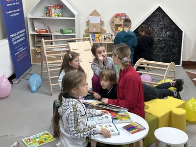 Простір для дітей відкрили в Закарпатському обласному центрі зайнятості