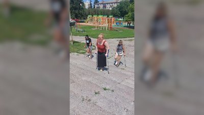 "Дві години життям пораненого військовослужбовця": у Чернігові пройшов експеримент на підтримку ветеранів з ампутацією "Дві години життям пораненого військовослужбовця": у Чернігові пройшов експеримент на підтримку ветеранів з ампутацією