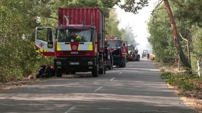 "Страшно, бо може до села дійти до села": на півночі Рівненщини рятувальники четвертий день ліквідовують лісову пожежу "Страшно, бо може до села дійти до села": на півночі Рівненщини рятувальники четвертий день ліквідовують лісову пожежу