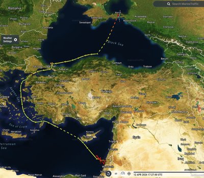 Hırsızlanğan boğdaynen rusiye balkeri İsrail limanına kirdi — Yaresko Hırsızlanğan boğdaynen rusiye balkeri İsrail limanına kirdi — Yaresko