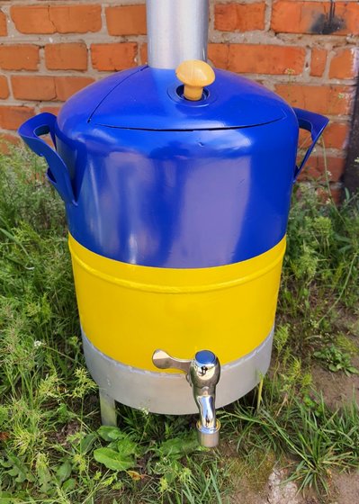 Пічка для військових, зроблена в Люботині Пічка для військових, зроблена в Люботині