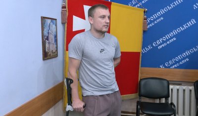 Ампфутбол у Луцьку — ветеран Дмитро Ангельський Ампфутбол у Луцьку — ветеран Дмитро Ангельський