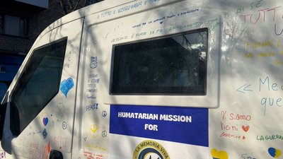 Привіз машину для евакуації й забрав пса з фронту: історія 75-ї поїздки італійського волонтера Привіз машину для евакуації й забрав пса з фронту: історія 75-ї поїздки італійського волонтера