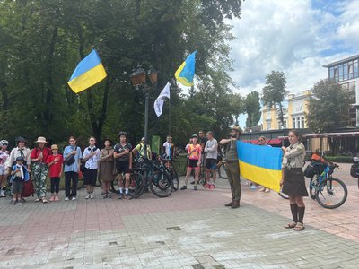 Проїдуть шляхом Camino Podolico: у Вінниці стартував мандрівний велотабір для пластунів