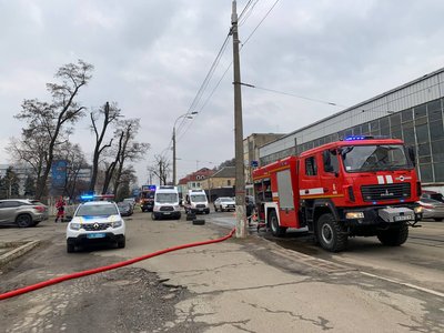 Пожежа на складі на Подолі Пожежа на складі на Подолі
