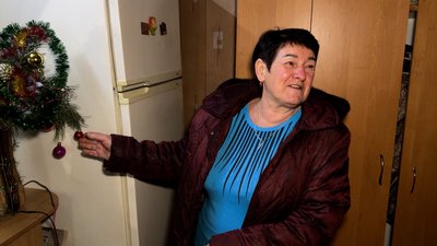 прифронтове село жителька Щурового Ольга Донецька область прифронтове село жителька Щурового Ольга Донецька область