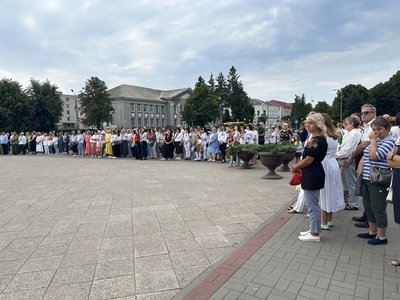 У громаді на Черкащині провели патріотичний перфоманс з нагоди річниці Незалежності України У громаді на Черкащині провели патріотичний перфоманс з нагоди річниці Незалежності України