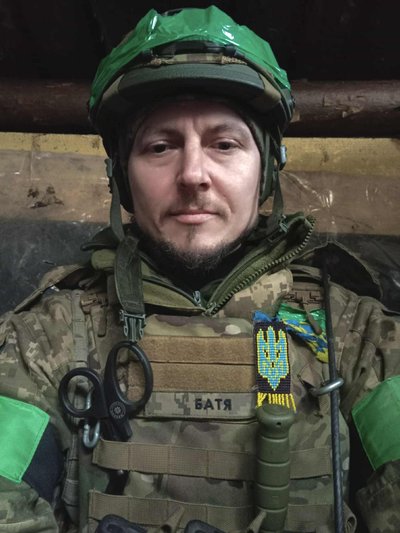 Любомир Мікало у зоні бойових дій Любомир Мікало у зоні бойових дій