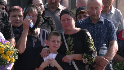 Прощання із загиблим Андрієм Лагнюком Прощання із загиблим Андрієм Лагнюком