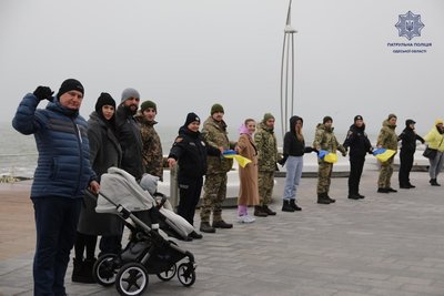В Одесі створили живий ланцюг Соборності