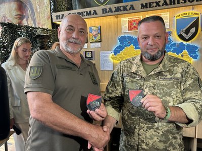 У Кременчуці відкрили експозицію, присвячену 117-й важкій механізованій бригаді