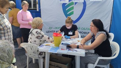 У "Точці здоров’я" в Житомирі безоплатно обстежували пацієнтів У "Точці здоров’я" в Житомирі безоплатно обстежували пацієнтів