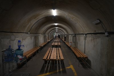 Укриття в «Епіцентрі» у Харкові Укриття в «Епіцентрі» у Харкові
