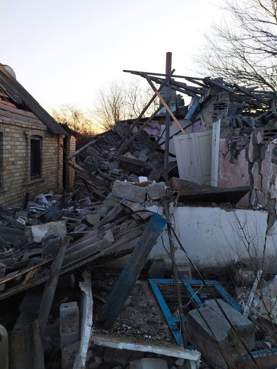 Наслідки обстрілів Донеччини 27 січня. Фото: Telegram / Павло Кириленко Наслідки обстрілів Донеччини 27 січня. Фото: Telegram / Павло Кириленко
