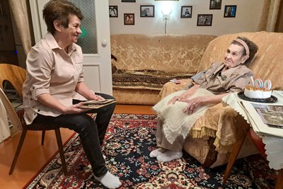 жителька Слов’янська Ніна Жорняк 100-річний ювілей Слов’янськ Донецька область 25 листопада 2024 рік