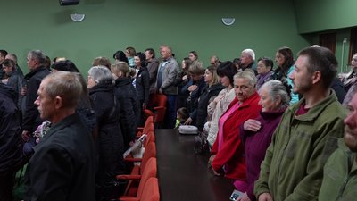 Хвилина мовчання під час нагородження, 1 жовтня 2025 року Хвилина мовчання під час нагородження, 1 жовтня 2025 року