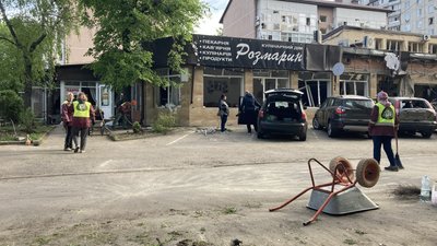 Кафе "Розмарин" пошкодили у Харкові російські дрони Кафе "Розмарин" пошкодили у Харкові російські дрони