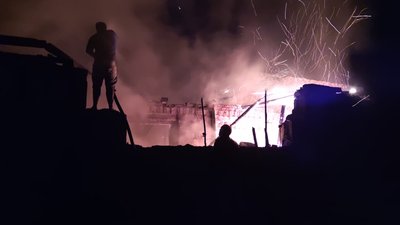 Російські БпЛА знищили на Харківщині лісопильню сільгосппідприємства