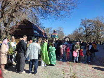 у Черкасах містяни освятили вербу у Черкасах містяни освятили вербу