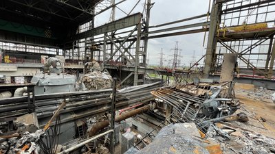 Зруйнована ТЕЦ-5 у Харкові Зруйнована ТЕЦ-5 у Харкові