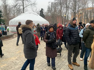 Юрта незламності відкрилася сьогодні у Києві Юрта незламності відкрилася сьогодні у Києві