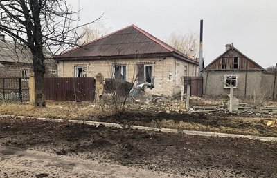 Наслідки обстрілів Донеччини 28 лютого. Фото: сайт поліції Донеччини Наслідки обстрілів Донеччини 28 лютого. Фото: сайт поліції Донеччини