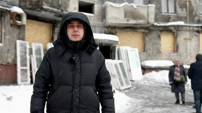 Андрій Цісецький, заміна вікон, ракетний удар, 23 січня 2026, Тернопіль