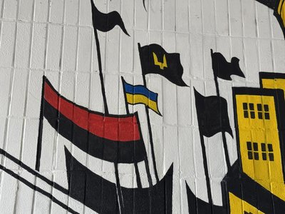Новий мурал опору: у Сумах з’явився Шевченко та “Хамерман” Новий мурал опору: у Сумах з’явився Шевченко та “Хамерман”
