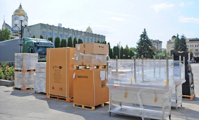 До Чорткова привезли обладнання з Німеччини. Чортків, вересень 2024 До Чорткова привезли обладнання з Німеччини. Чортків, вересень 2024