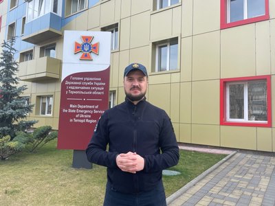 Сергій Данілін, ДСНС, Тернопільщина, березень 2025 Сергій Данілін, ДСНС, Тернопільщина, березень 2025