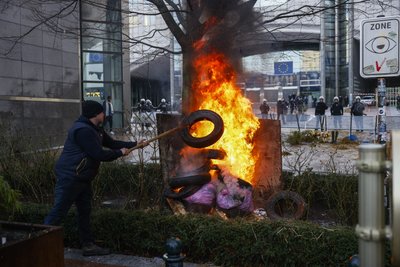 Протести Фермерів у Брюсселі