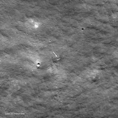 NASA виявило новий кратер на Місяці після падіння російської космічної станції "Луна-25" NASA виявило новий кратер на Місяці після падіння російської космічної станції "Луна-25"