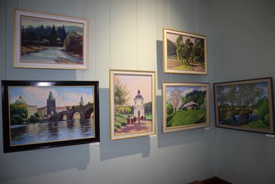 Художник Михайло Дирбавка, виставка "З Україною в серці", картини, Тернопільський обласний художній музей Художник Михайло Дирбавка, виставка "З Україною в серці", картини, Тернопільський обласний художній музей