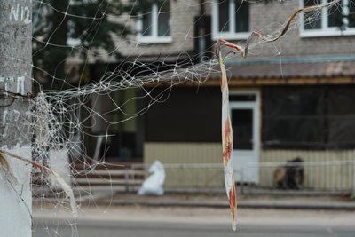 Ізюм, антидронова сітка Ізюм, антидронова сітка