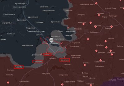29 атак здійснили війська РФ у бік Костянтинівки минулої доби 29 атак здійснили війська РФ у бік Костянтинівки минулої доби