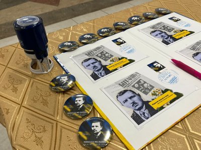 На Тернопільщині погасили марку, присвячену Миколі Мельнику, погашення марки, 16 грудня 2026 року