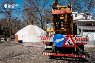 В Одесі готують до відкриття "Юрту незламності" В Одесі готують до відкриття "Юрту незламності"